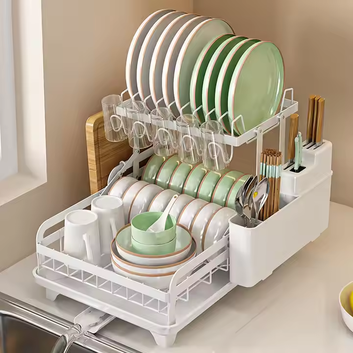 Removable Rust-Proof Dish Rack01